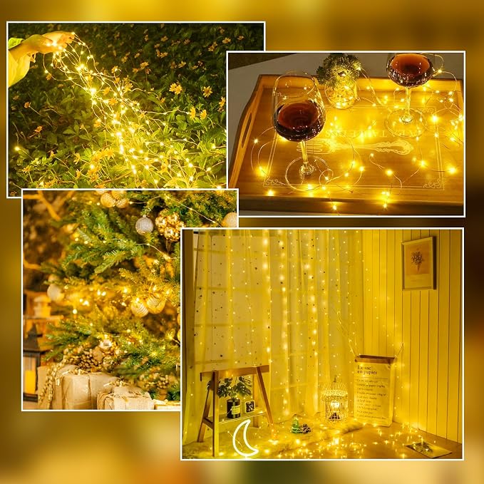 2-Pack Fairy Lights Battery Operated - Image 5