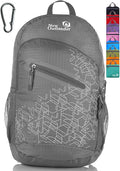 Outlander Packable Handy Lightweight Travel Hiking Backpack Daypack-Grey-L by Outlander