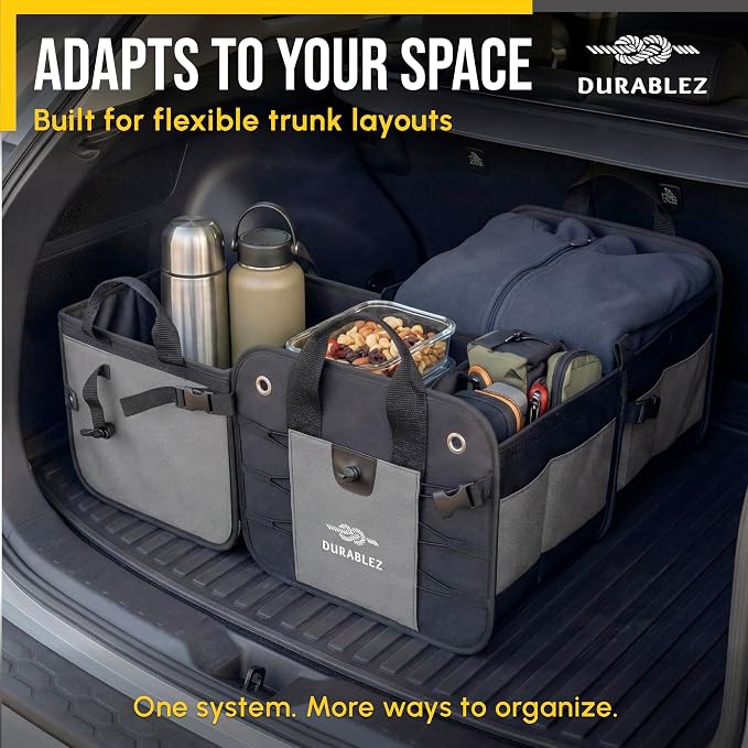 3-Section Modular Trunk Organizer XL – Car Storage - Image 4
