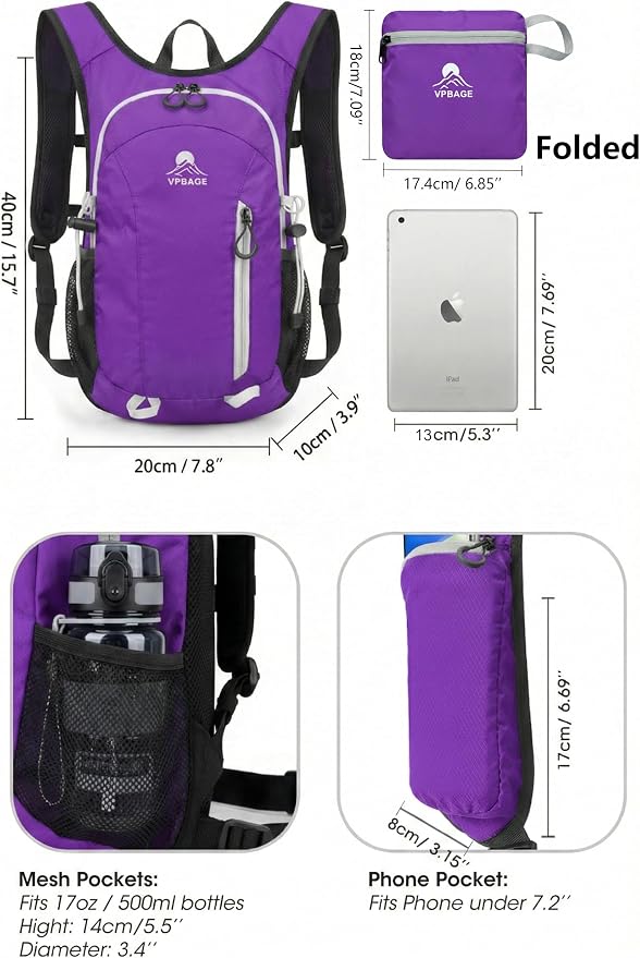 Foldable Small Hiking Backpack - Image 5