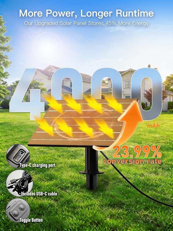 200FT Solar String Lights Outdoor Waterproof, 72+2 LED Solar Powered Lights - Image 2