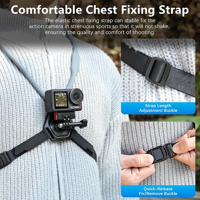 AMAZEAR Magnetic Neck Holder for DJI OSMO Pocket 4/3 Action 6 Insta 360 X5 - Image 6