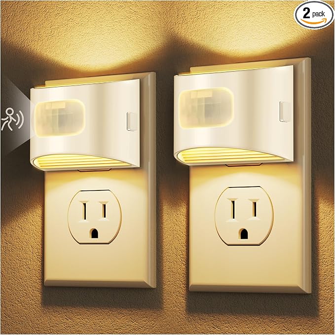 DORESshop LED Night Light, Night Lights Plug into Wall, 3 Mode Motion Sensor by DORESshop