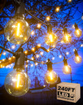 Zuske Outdoor String Lights Waterproof, 240FT Patio Lights by Zuske