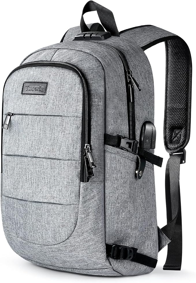 Tzowla Travel Laptop Backpack Water Resistant Anti-Theft Bag by Tzowla