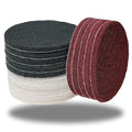 15 Pack 5 Inch Hoop and Loop Multipurpose Scrubber Scouring Pads by SACKORANGE