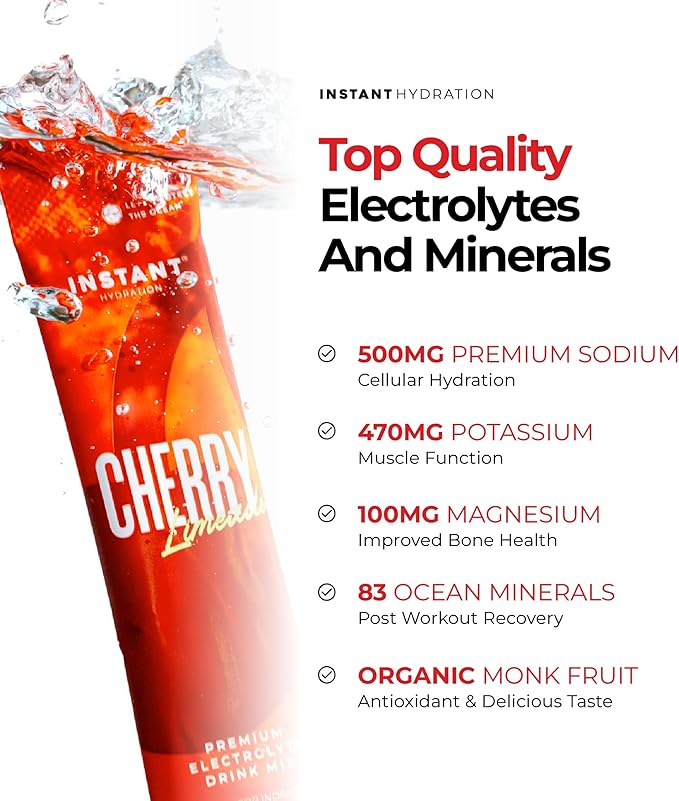 Instant Hydration Sugar Free Electrolytes Powder Packets - Image 4