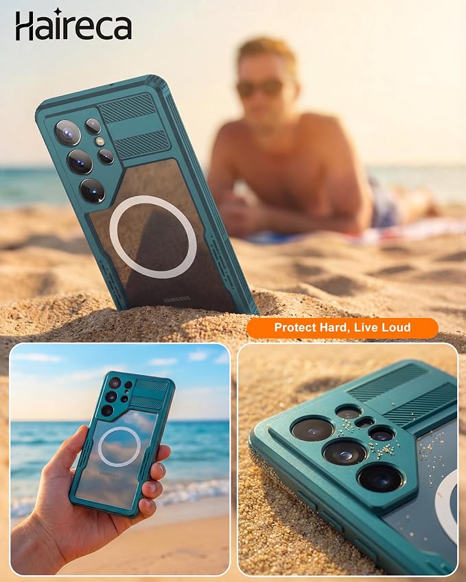 for Samsung Galaxy S25+ Plus Waterproof Case, Magnetic Heavy Duty Military - Image 6