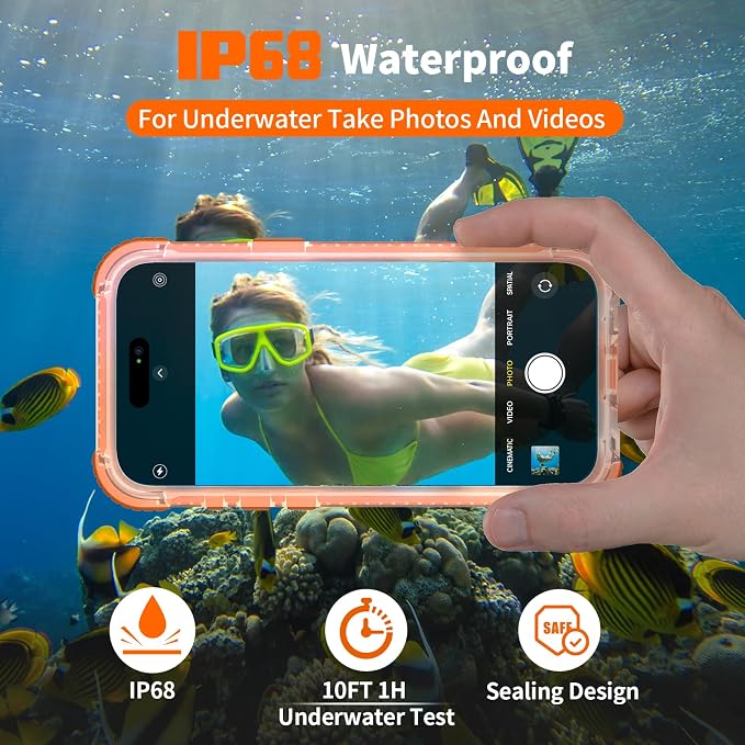 for iPhone 15 Pro Waterproof Case Compatible - Image 3