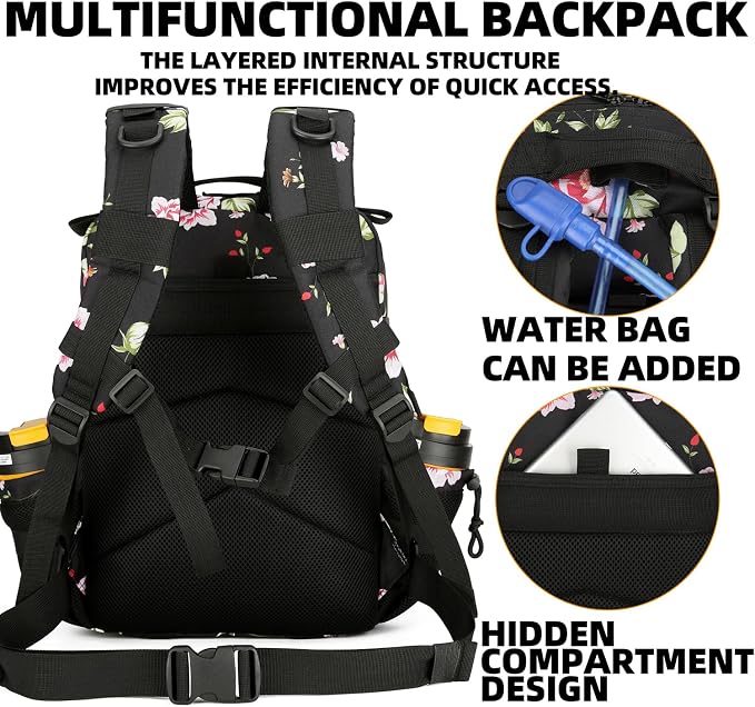 Lovelinks21 25L Tactical Military Backpack Small Travel Rucksack - Image 5