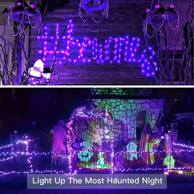 suddus Hallowee Fairy Lights Battery Operated, 33ft 100 LED Fairy Lights - Image 8