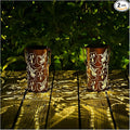 2 Pack Solar Lanterns Outdoor Hanging Hummingbird Decor Lantern, Waterproof by AITENISEN