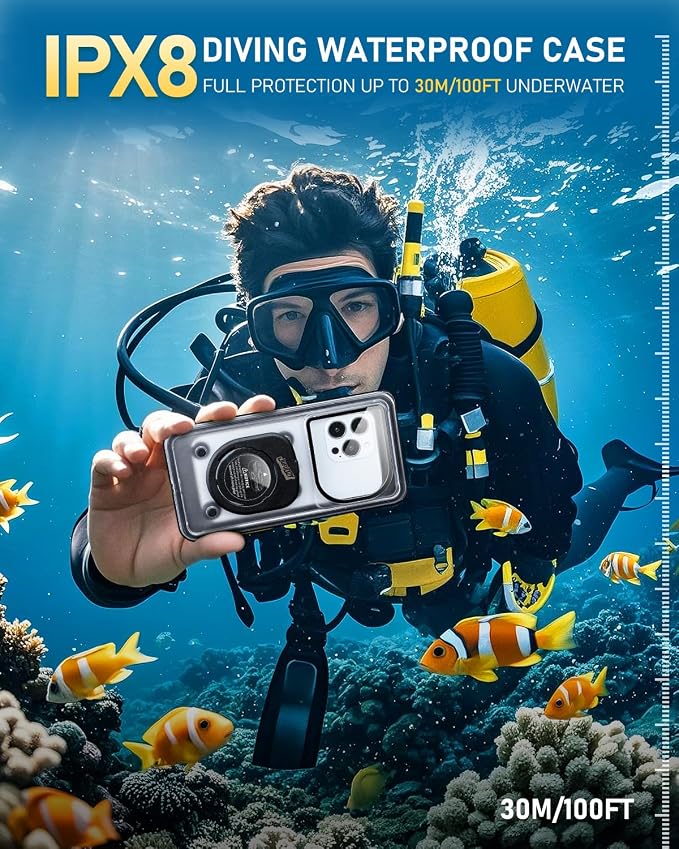 Waterproof Phone Case, IPX8 Underwater Floating Pouch - Image 2