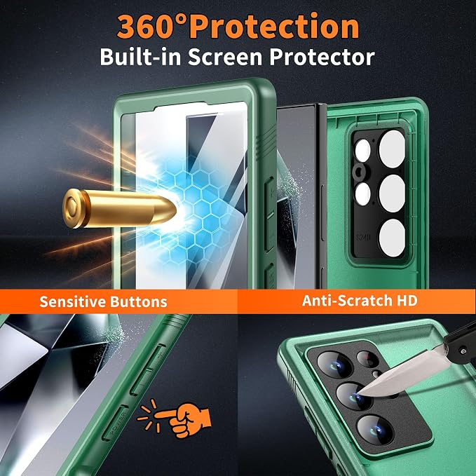 Cozycase for Samsung Galaxy S23 Ultra Waterproof Case - Image 5