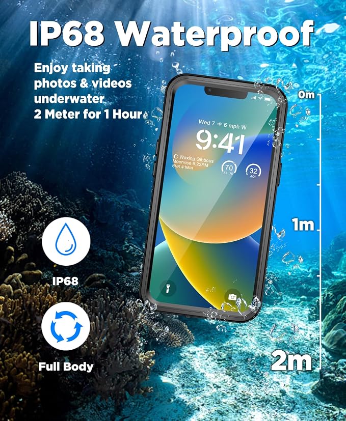 Beeasy for iPhone 13 Waterproof Case Compatible - Image 2