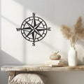 Violaura Compass Rose Metal Wall Art by Unknown