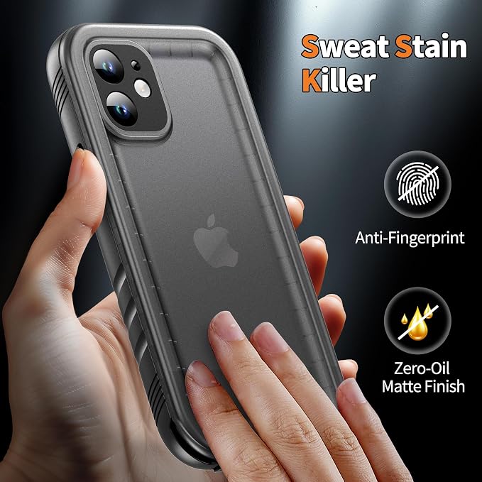 Cozycase Compatible with Waterproof iPhone 11 case, Built-in Screen Protector - Image 6