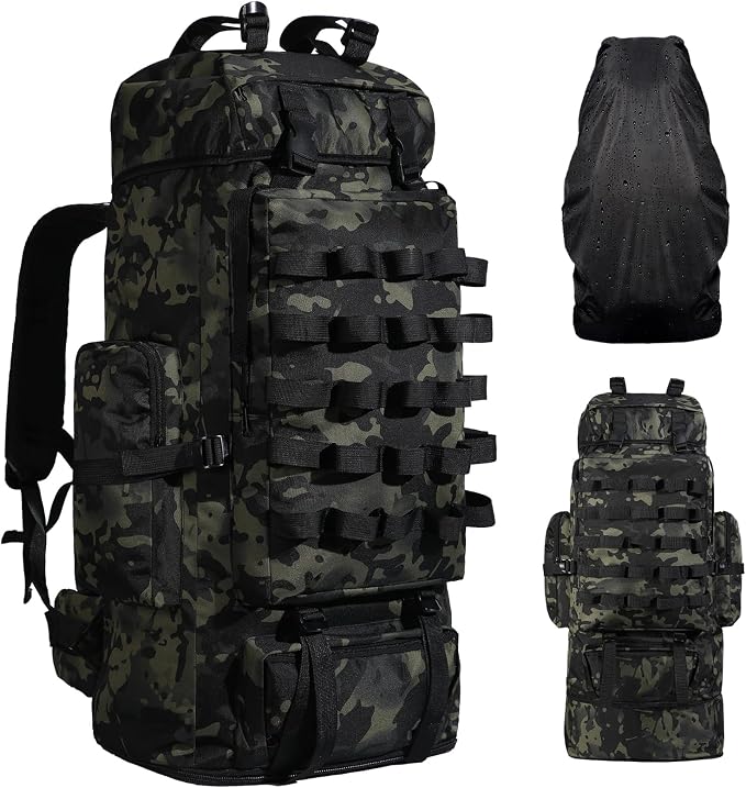 70L/100L Camping Hiking Backpack by Unknown