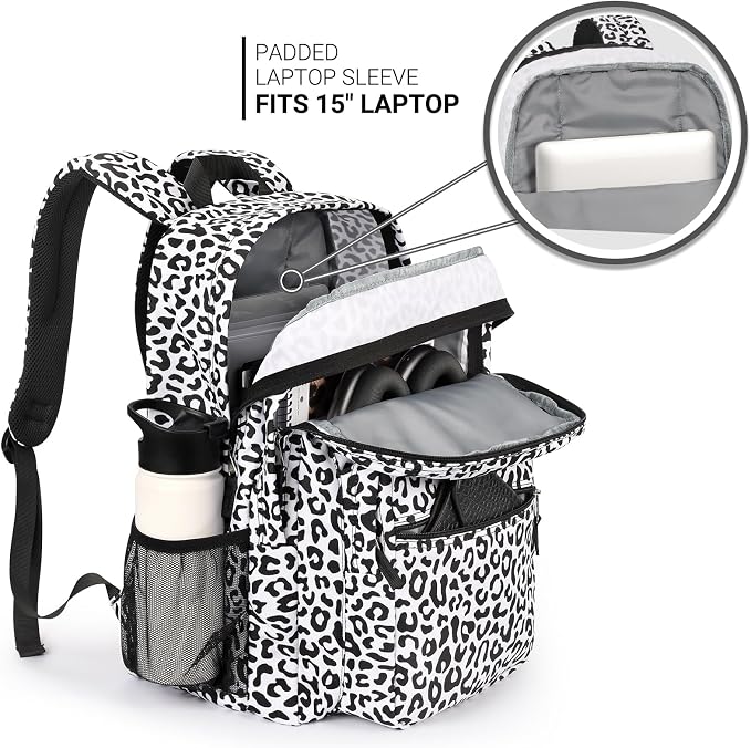 ZORFIN 26L Backpack for College, and Travel: Water Resistant Bookbag - Image 4