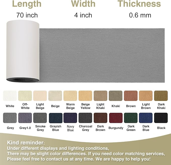 Gheeidau Canvas Repair Tape 4×70 Inch Waterproof Self-Adhesive Fabric Repair - Image 4