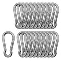304 Stainless Steel Carabiners -1.57 inch Heavy Duty, Durable & Rust-Free Clips by Outmate