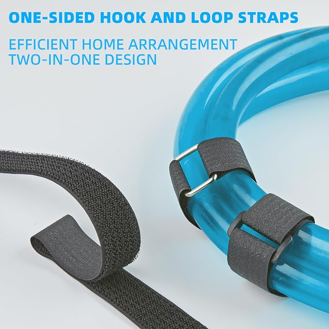 1" x 15ft Nylon Hook and Loop Cable Straps Roll - Image 3