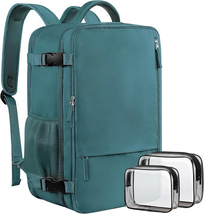 Sinaliy Travel Backpack for Men, 40L Carry On Backpack, 17 Inch Laptop Backpack by Sinaliy