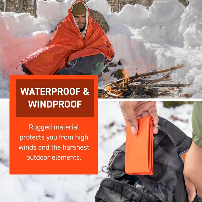 Survive Outdoors Longer 90% Heat Reflective Emergency Blanket - Image 5