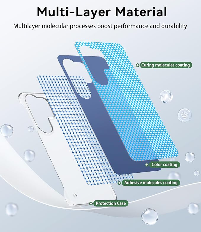 GRECAZO Slim Borderless for Samsung Galaxy S26 Plus Phone Case 6.7" Ultra-Thin - Image 5