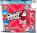 GHOST Hydration Packets, Sonic Cherry Limeade, 24 Sticks, Electrolyte Powder by GHOST