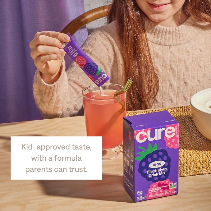 Cure Hydration - Kids Electrolyte Drink Mix | Plant-Based Pediatrician - Image 5