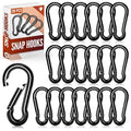20 Pcs Spring Snap Hooks, 2 Inch Carabiner Clip, Heavy Duty Carabiners Snap by ZAUGONTW