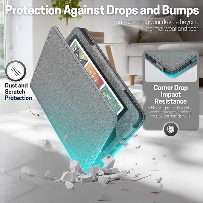 TNP Stand Case with Strap for Kindle Paperwhite 12th Gen 2024 / Kindle - Image 5