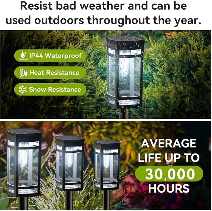 EXCMARK 16 Pack Solar Lights Outdoor Waterproof - Image 5