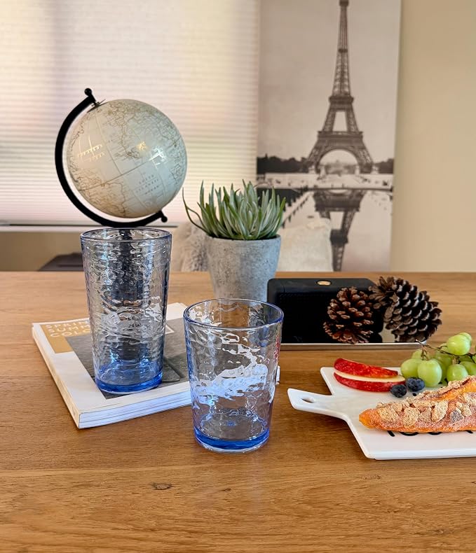 KLIFA- NICE- 14.7 & 20 ounce, Acrylic Tumbler & Highball Drinking Glasses Cups - Image 3