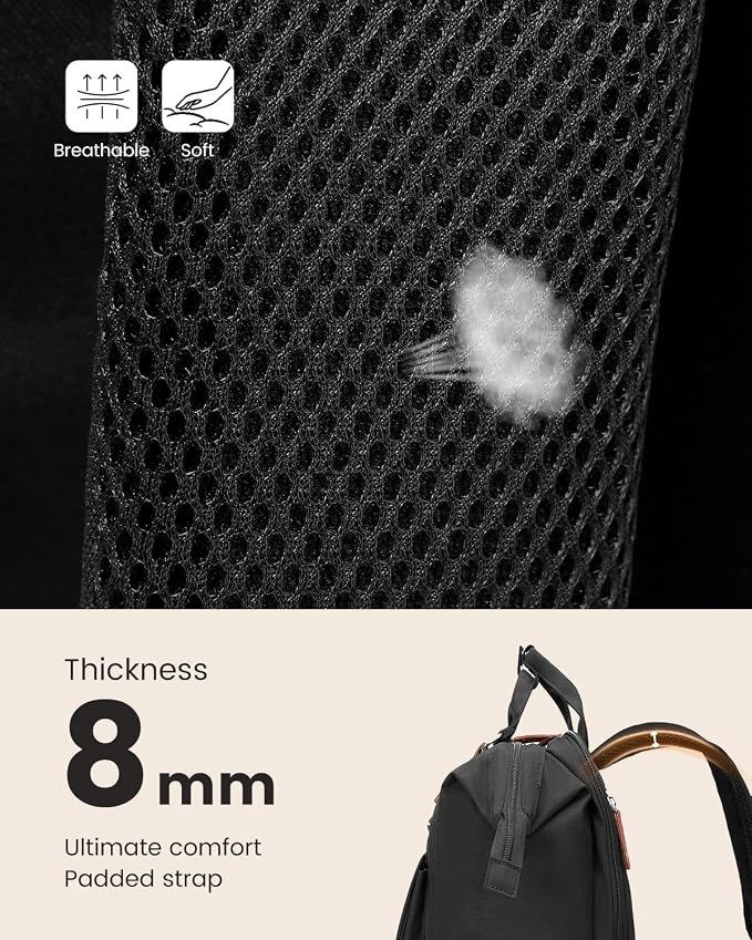 LOVEVOOK Laptop Backpack For Women, Teacher Work Computer Backpack - Image 6