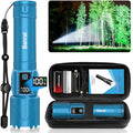 Rechargeable Tactical Flashlights 2000 High Lumens - 5000mAh Super Bright LED by Banral