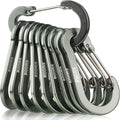 Booms Fishing CC5 Multi-Use Carabiner Clips, 10 Pack 2.7" Small Caribeener Clips by BoomsFishing