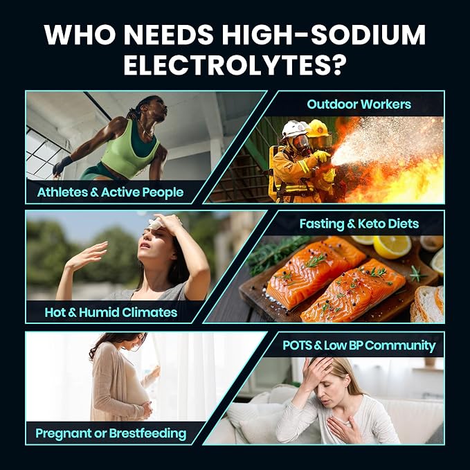 Venture Pal High Sodium Sugar-Free Electrolyte Powder Packets - Image 4
