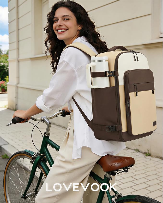 LOVEVOOK Travel Backpack for Women & Men, 40L Large Airline Approved Carry on - Image 2