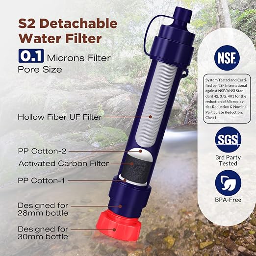 Membrane Solutions Gravity Water Filter Pro 6L, NSF/ANSI 42&372&401 Certified - Image 4