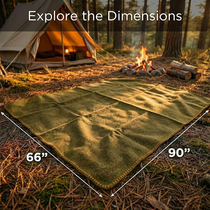 Wool Camping Blanket 10-Pack - Image 4
