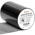 Secopad Black Window Screen Repair Tape, 4 in X 20 FT Kit by Secopad