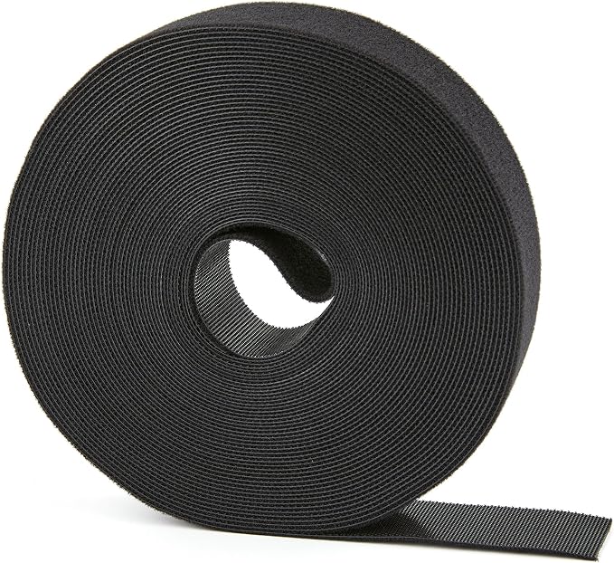 40FT x 3/4 inch Hook and Loop Roll, Reusable Fastening Cable Ties, Office and by NBTORCH