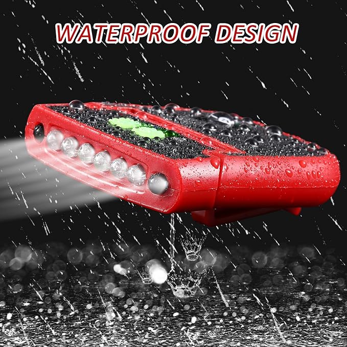 Mudder LED Clip on Cap Lights USB Rechargeable Cap Flashlight Clip Waterproof - Image 5