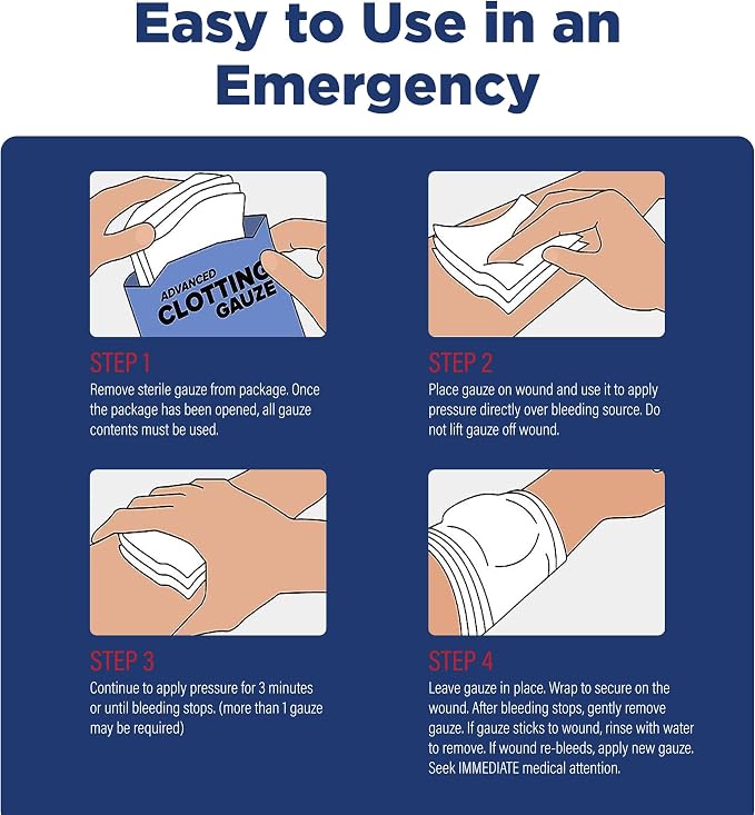 Adventure Medical Kits QuikClot Advanced Clotting Gauze - Image 6
