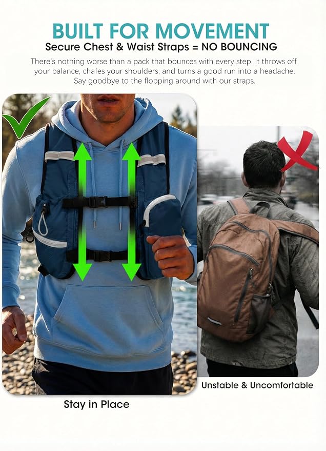 Foldable Small Hiking Backpack - Image 3