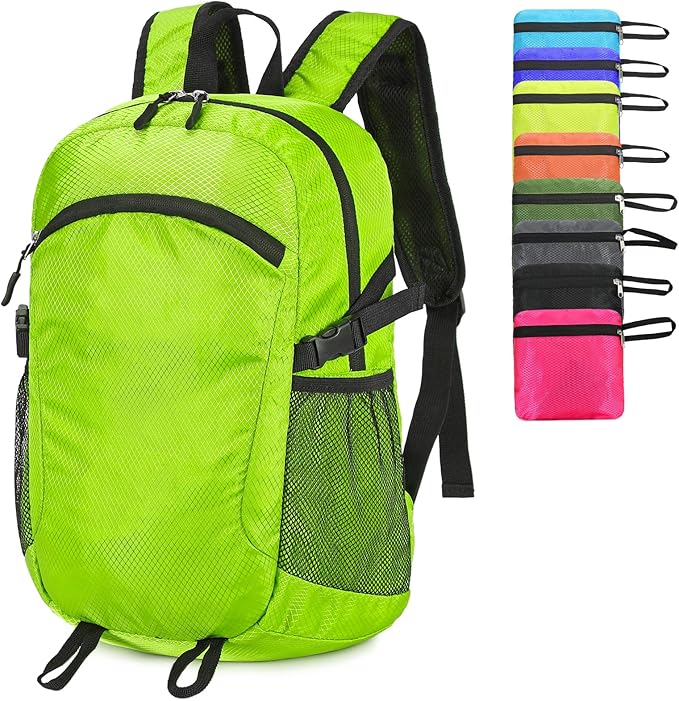 Small Hiking Daypack, 15L Water-Resistant Hiking Backpack Packable Lightweight by SFIUYDS