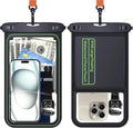 Lanhiem 10.5" Large Floating IP68 Waterproof Phone Pouch, Universal IPX8 Dry by LanhiemHome