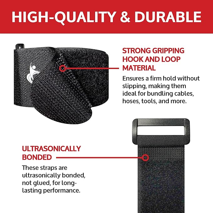 Reusable Cinch Straps 3/4" x 8" - Image 2